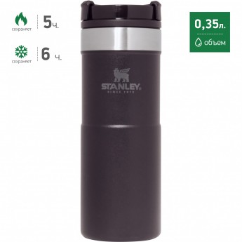 Термокружка STANLEY CLASSIC NEVERLEAK 0,35L 10-09855-007 черный Термокружка STANLEY CLASSIC NEVERLEAK 0,35L 10-09855-007 черный